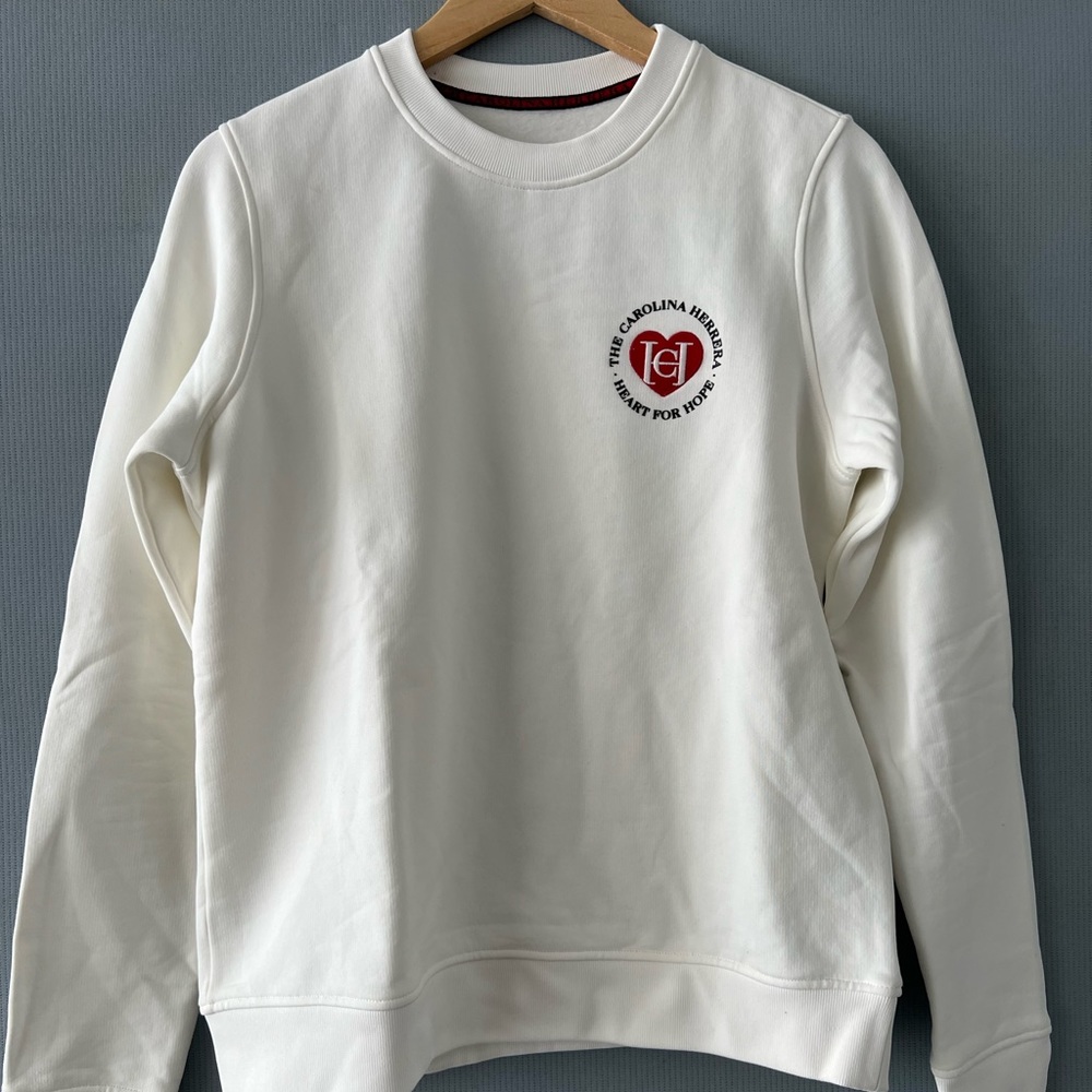 CH Carolina Herrera White Sweatshirt unisex